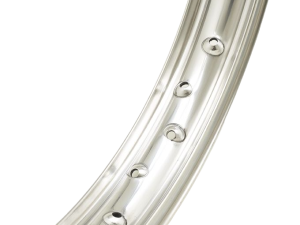 Llanta de aluminio con canto y perfil h.