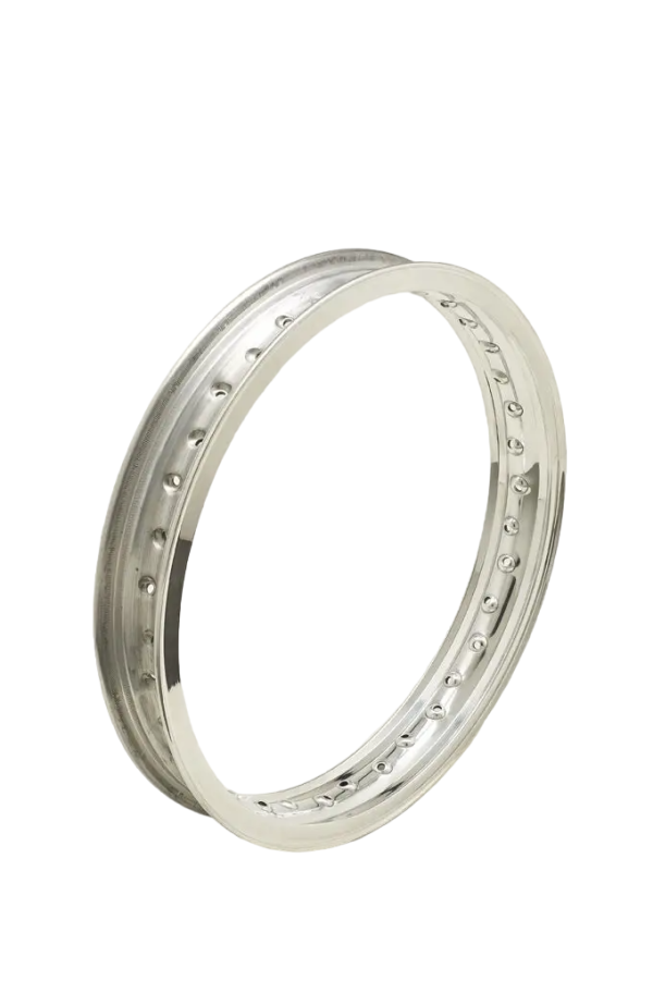 Cerchio in alluminiocon bordo e profilo h