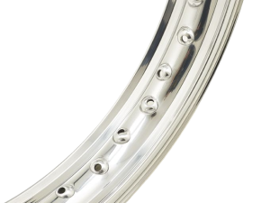 Cerchio in alluminiocon bordo e profilo h