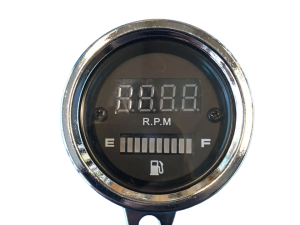 Conta giri cromato digitale