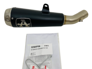 Silenziatore honda msx 125 2016-2018 dark terminale inox omologato cd 52508prn