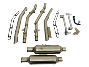 Kit scarico guzzi arrow completo moto guzzi scrambler v70 tre cd 61004ug