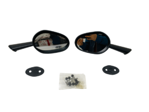 Area1 Set Specchietti Per Moto/scooter Con Omologazione E | Filettature M8 E M10, Adattatori Inclusi, Per FES Phanteon, NES