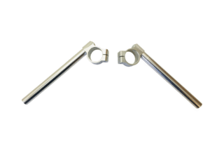 Coppia Semimanubri Ducati Cd 453043220 Dm 43 Mm Ergal Argento Nuovo Originale