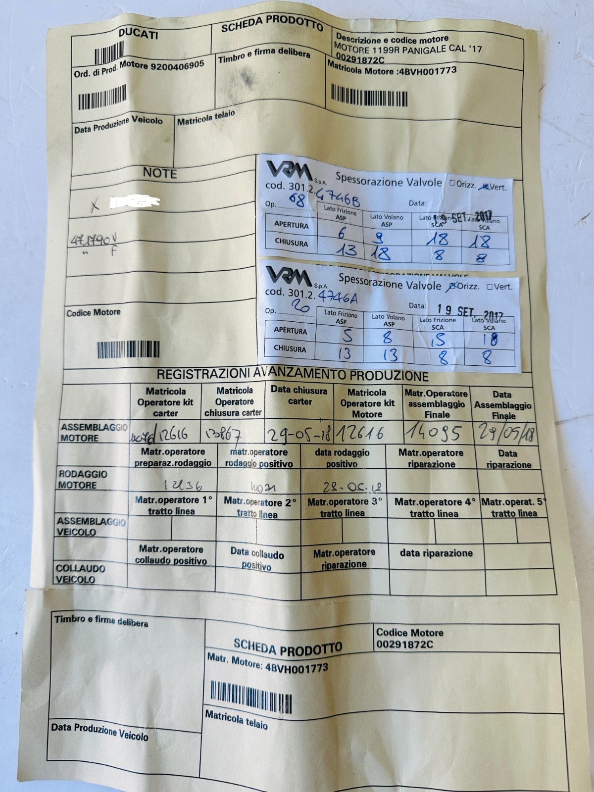 Blocco motore Ducati Panigale 1199 R anno my 2017 nuovo CD 00291872C originale - immagine 13
