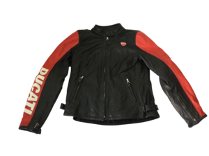 Giubbotto Ducati Uomo Pelle Tg 46 Cod 2 Nero Nuovo Originale