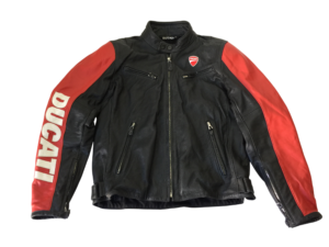 Giubbotto Ducati Uomo Pelle Tg 50 Cod 4 Nero Nuovo Originale