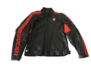 Giubbotto Ducati Uomo Pelle Tg 50 Cod 6 Nero Nuovo Originale