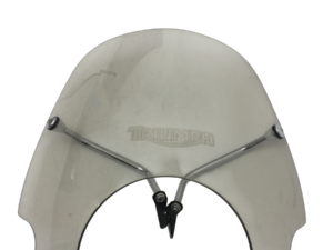 Parabrezza Triumph Bonneville T100 T120 Plexiglass Con Staffe Nuovo Originale