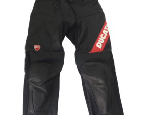 Pantalone Ducati Uomo Tg 42 Pelle Cod 21 Nero Nuovo Originale