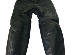 Pantalone Ducati Uomo Tg 52 Pelle Cod 31 Nero Nuovo Originale