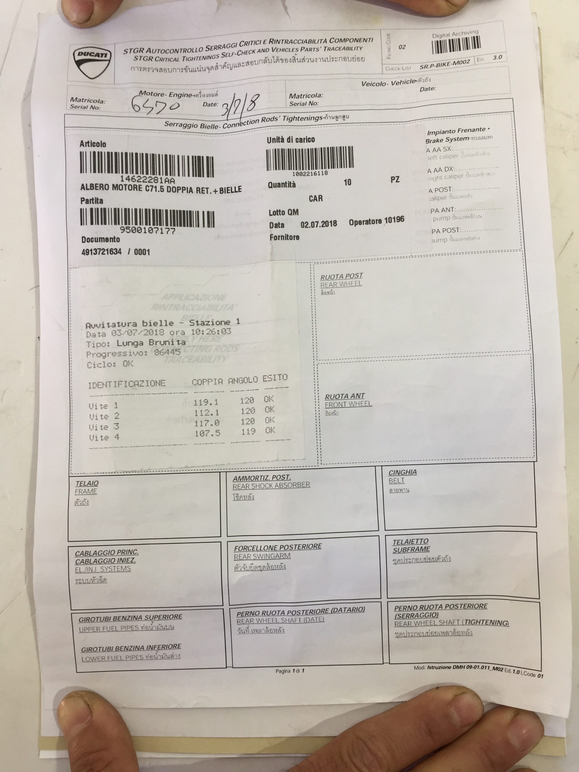 Blocco motore Ducati Multistrada 1260 dal 2018 motore 1503 cd 00292001A nuovo - immagine 12